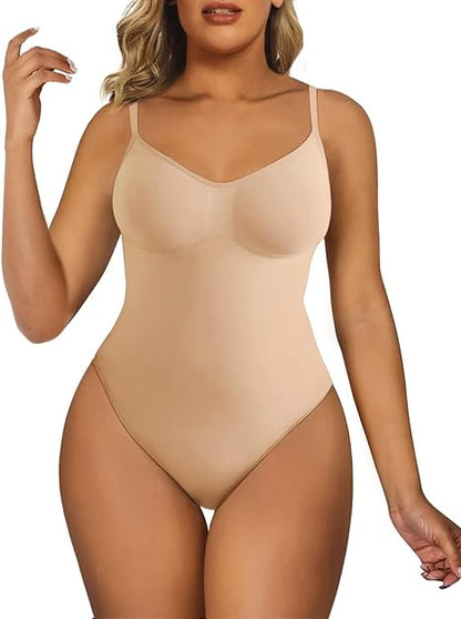 SHAPERX Women's Seamless Shapewear Body Suit