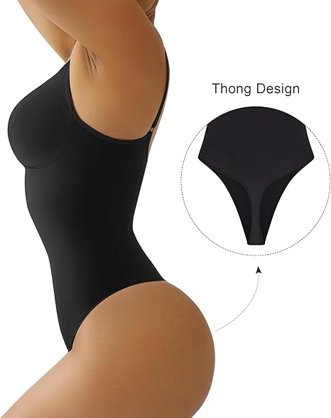 SHAPERX Women's Seamless Shapewear Body Suit