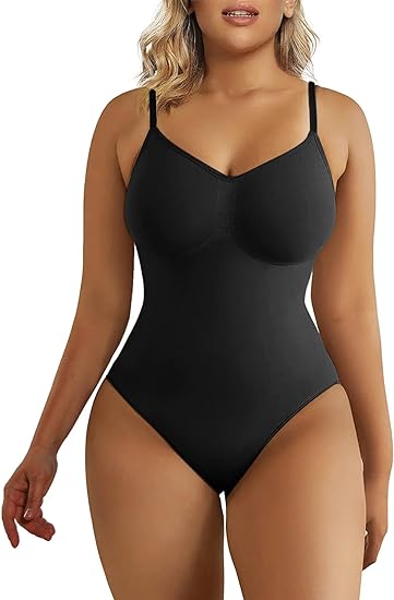 SHAPERX Women's Seamless Shapewear Body Suit