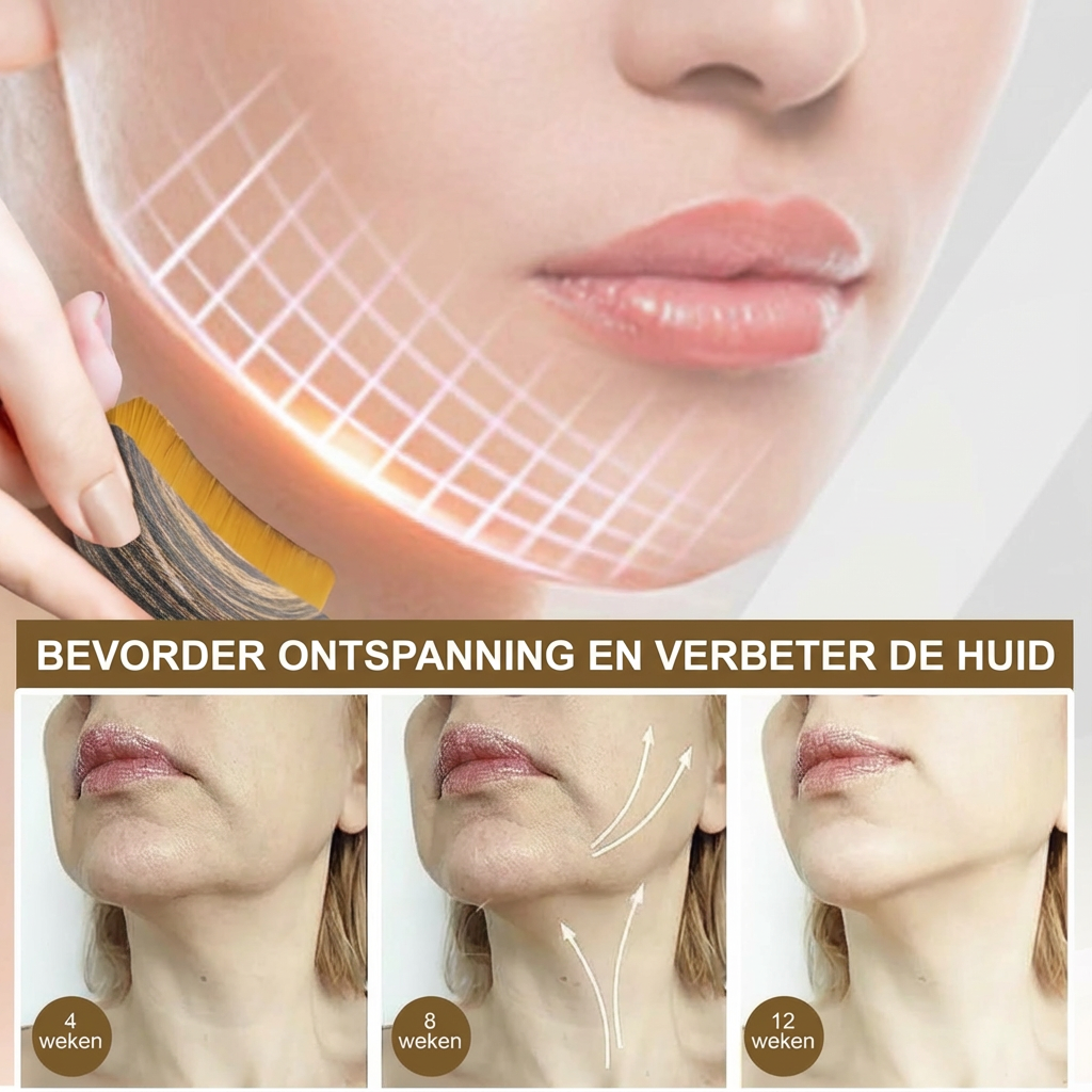 Acurea Lymfatische Sculpt Borstel™ Instant een strakker gezicht zonder Face Lift in 5 minuten